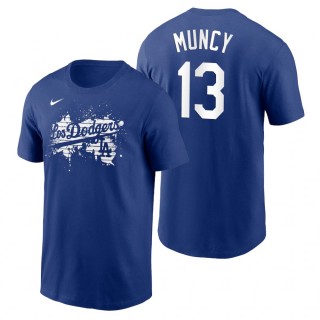 Los Angeles Dodgers Max Muncy Royal 2021 City Connect Graphic T-Shirt