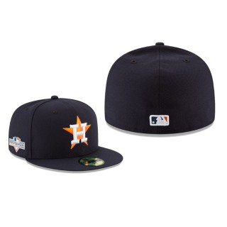 Men's Astros Navy 2019 Postseason 59FIFTY Fitted Side Patch Hat