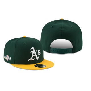 Men's Oakland Athletics Green 2019 Postseason Sidepatch 9FIFTY Snapback Adjustable Hat