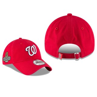 Men's Washington Nationals Red 2019 World Series Champions 9TWENTY Adjustable Sidepatch Hat