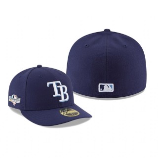 Men's Rays Navy 2019 Postseason Low Profile 59FIFTY Fitted Side Patch Hat