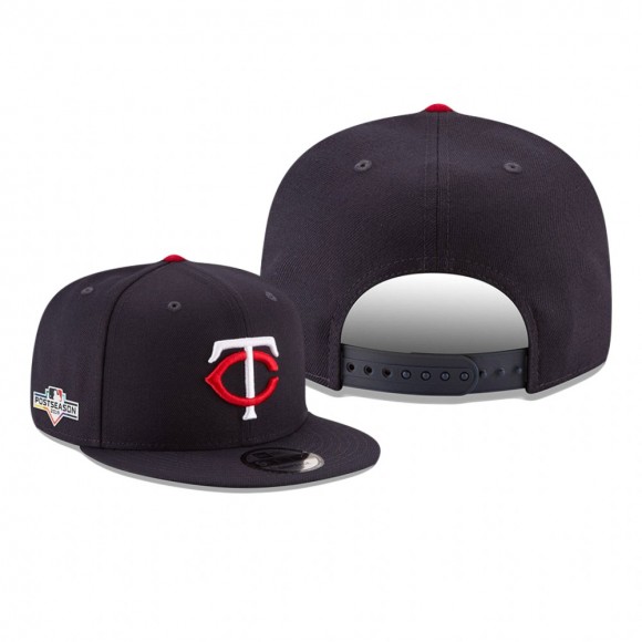 Men's Minnesota Twins Navy 2019 Postseason Sidepatch 9FIFTY Snapback Adjustable Hat