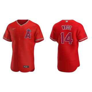 Tyler Wade Angels Red Authentic Alternate Jersey