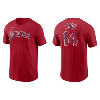 Tyler Wade Angels Red Name & Number Nike T-Shirt