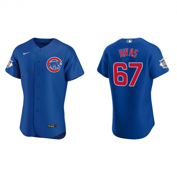 Alfonso Rivas Cubs Royal Authentic Alternate Jersey