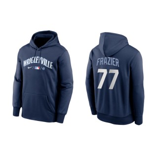 Clint Frazier Cubs Navy 2021 City Connect Pullover Hoodie
