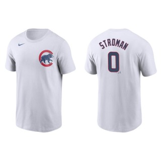 Marcus Stroman Cubs White Name & Number Nike T-Shirt