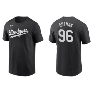 James Outman Dodgers Black Name & Number Nike T-Shirt