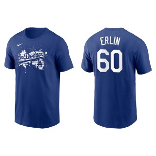 Robbie Erlin Dodgers Royal 2021 City Connect Graphic T-Shirt