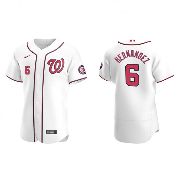 Cesar Hernandez Nationals White Authentic Home Jersey