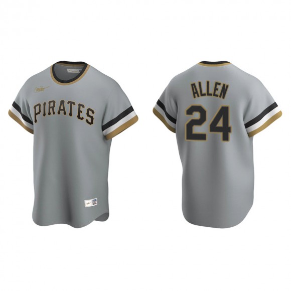 Greg Allen Pirates Gray Cooperstown Collection Road Jersey