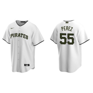 Roberto Perez Pirates White Replica Alternate Jersey