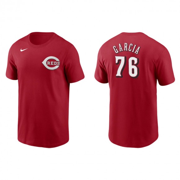 Aramis Garcia Reds Red Name & Number Nike T-Shirt