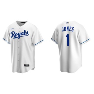 JaCoby Jones Royals White Replica Home Jersey