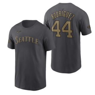 Men's Seattle Mariners Julio Rodriguez Nike Charcoal 2022 MLB All-Star Game Name & Number T-Shirt