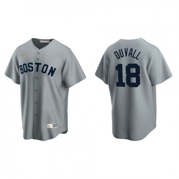 Adam Duvall Gray Cooperstown Collection Road Jersey