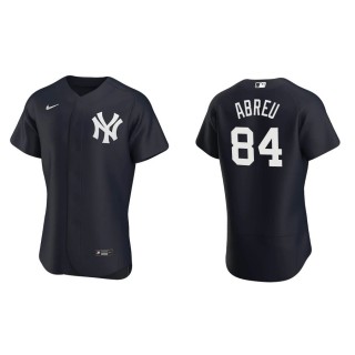 Men's New York Yankees Albert Abreu Navy Authentic Alternate Jersey