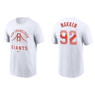 Men's San Francisco Giants Alyssa Nakken White City Connect Graphic T-Shirt