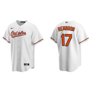 Men's Orioles Anthony Bemboom White Replica Home Jersey