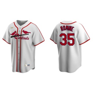 Men's St. Louis Cardinals Austin Romine White Cooperstown Collection Home Jersey