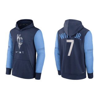 Men's Bobby Witt Jr. Royals Navy 2022 City Connect Pullover Hoodie