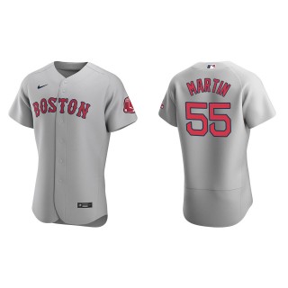 Chris Martin Gray Authentic Road Jersey
