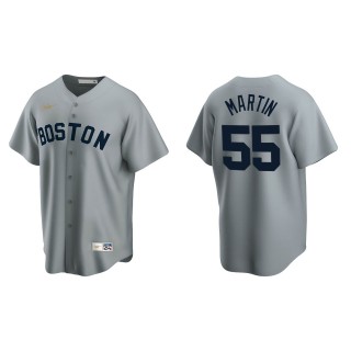 Chris Martin Gray Cooperstown Collection Road Jersey