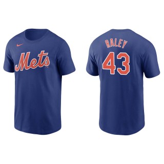 Men's New York Mets Brooks Raley Royal Name & Number T-Shirt