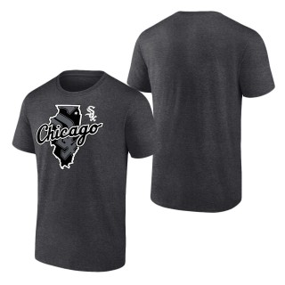 Men's Chicago White Sox Charcoal Sox State T-Shirt