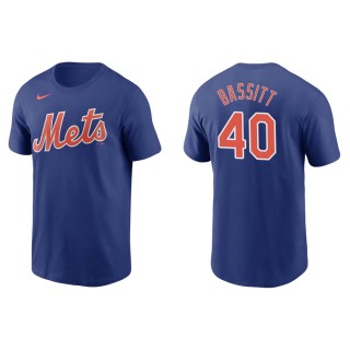 Men's Mets Chris Bassitt Royal Nike T-Shirt