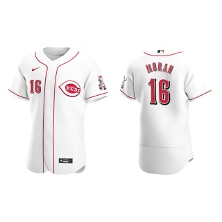 Men's Reds Colin Moran White Authentic Home Jersey