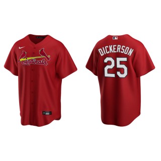 Men's Cardinals Corey Dickerson Red Replica Alternate Jersey