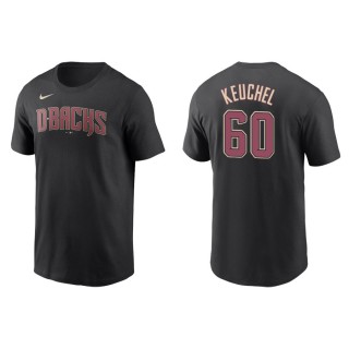 Men's Arizona Diamondbacks Dallas Keuchel Black Name & Number T-Shirt