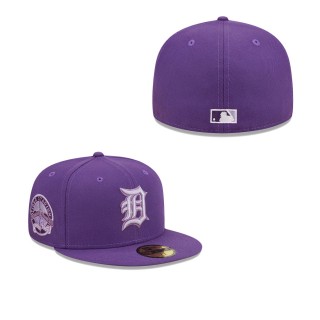 Men's Detroit Tigers Purple Lavender Undervisor 59FIFTY Fitted Hat