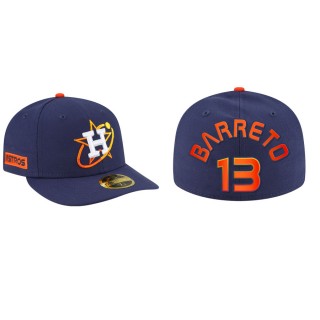 Men's Astros Franklin Barreto Navy 2022 City Connect Fitted Hat