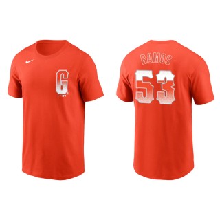 Men's Giants Heliot Ramos Orange 2021 City Connect T-Shirt