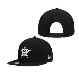 Men's Houston Astros Black Team 9FIFTY Snapback Hat