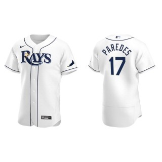 Men's Tampa Bay Rays Isaac Paredes White Authentic Home Jersey
