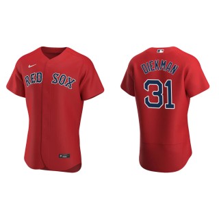 Men's Red Sox Jake Diekman Red Authentic Alternate Jersey