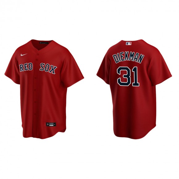Men's Red Sox Jake Diekman Red Replica Alternate Jersey