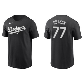 Men's Dodgers James Outman Black Nike T-Shirt