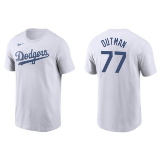 Men's Dodgers James Outman White Nike T-Shirt