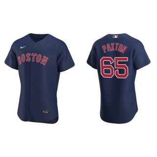 Men's Red Sox James Paxton Navy Authentic Alternate Jersey
