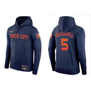 Men's Astros Jeff Bagwell Navy 2022 City Connect Pullover Hoodie