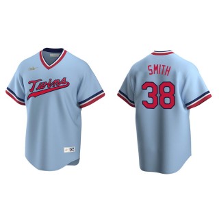 Men's Twins Joe Smith Light Blue Cooperstown Collection Road Jersey