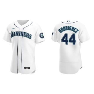 Men's Mariners Julio Rodriguez White Authentic Home Jersey