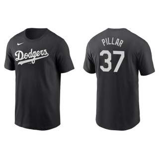 Men's Dodgers Kevin Pillar Black Name & Number Nike T-Shirt