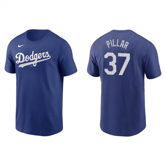 Men's Dodgers Kevin Pillar Royal Name & Number Nike T-Shirt