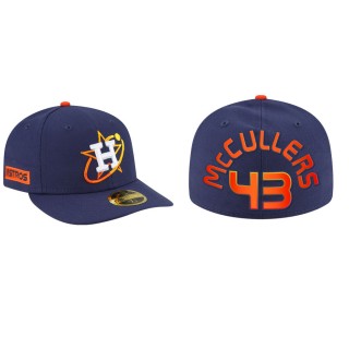 Men's Astros Lance McCullers Navy 2022 City Connect Fitted Hat
