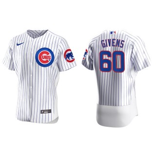 Men's Cubs Mychal Givens White Authentic Home Jersey
